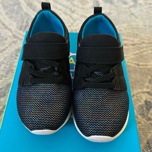 Sole Play Toddler Girl SP- Pelia Black Irisescent Sneaker NWT Size 7M